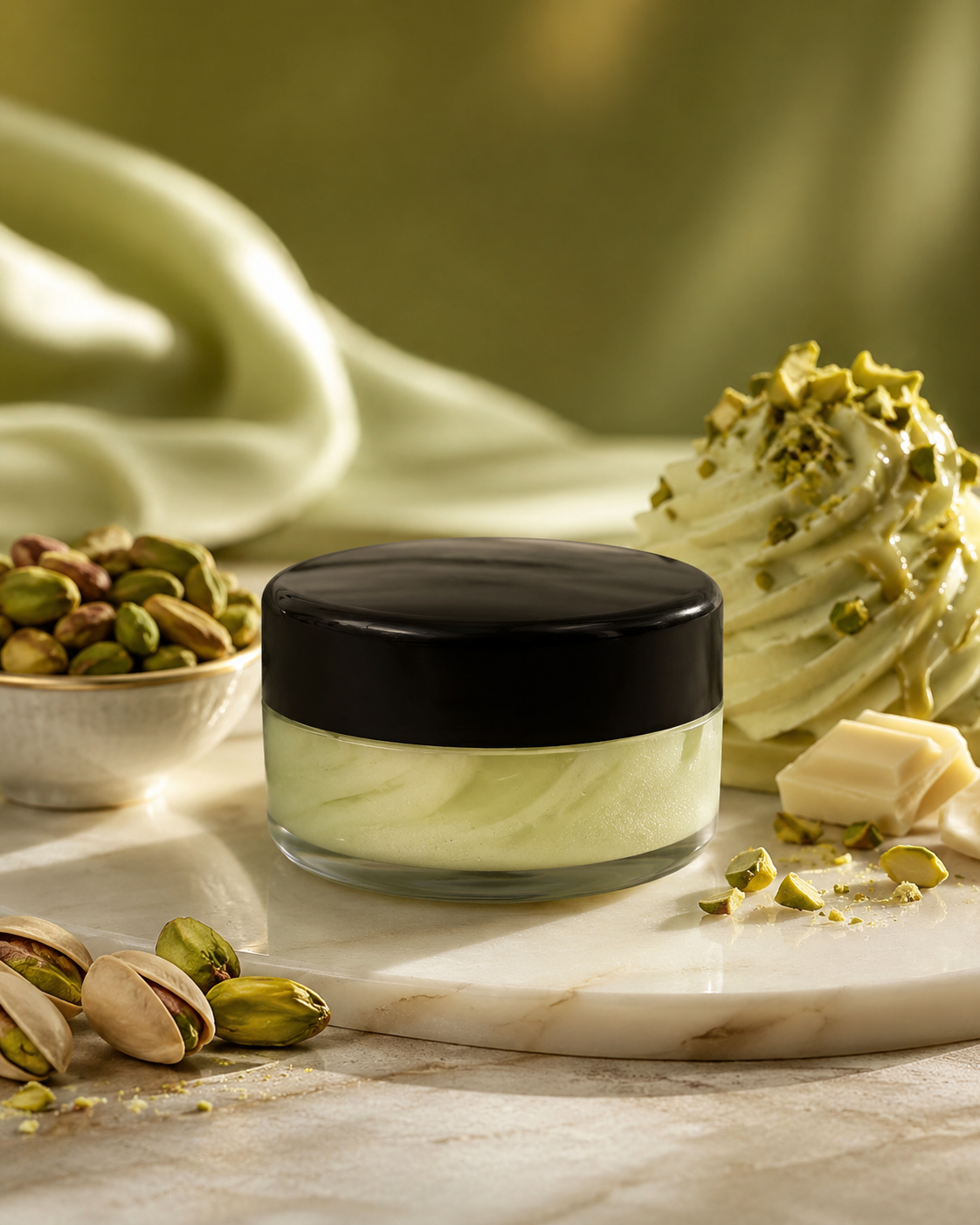 Pistachio body butter sample Jar 10ml