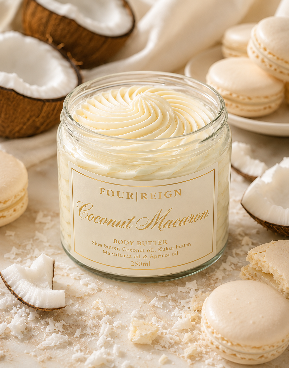 Coconut Macaron
